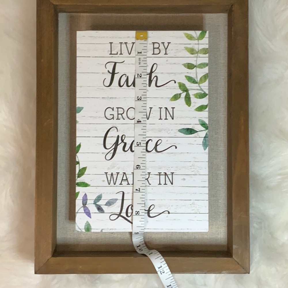 Wall Art. Live by Faith. ( NWOT) Wood - Picture 6 of 7